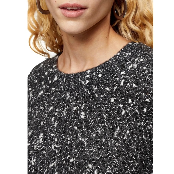 NEW TOPSHOP GREY CROPPED SWEATER - Picture 3 of 9